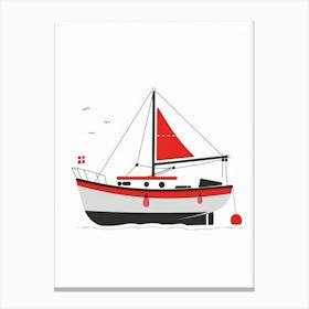 Sailboat 5 Canvas Print