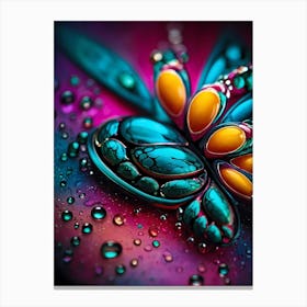 Abstract Butterfly Canvas Print