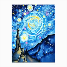 Starry Night 34 Canvas Print