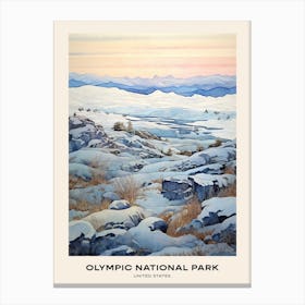 Olympic National Park United States 1 Poster Canvas Print