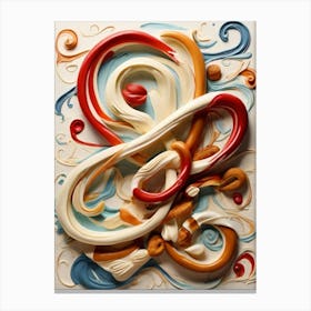 Letter E Canvas Print