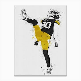 T.J. Watt Canvas Print