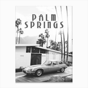 Palm Springs, California- Midcentury-Modern Photography Canvas Print