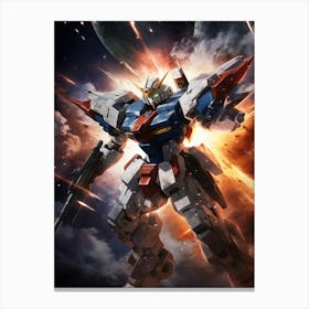 Gundam Robot 6 Canvas Print