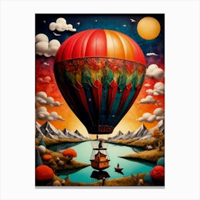 Fantasy Hot Air Balloon Canvas Print