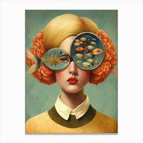 Fish Eyes Canvas Print