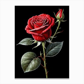 Red Rose 9 Canvas Print