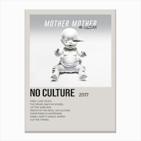 No Culture 2017 Poster Canvas Print