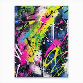 Splatter Painting 16 Canvas Print