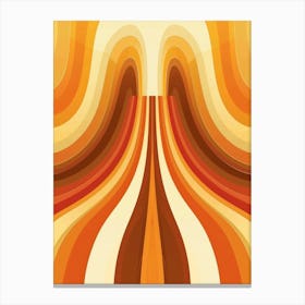 Abstract Orange 1 Canvas Print