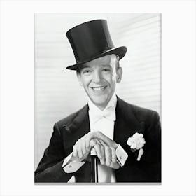 Fred Astaire In Top Hat Canvas Print