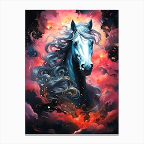 Horse In The Clouds Canvas Print