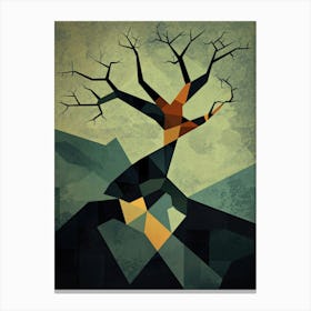 Abstract Tree Canvas Print