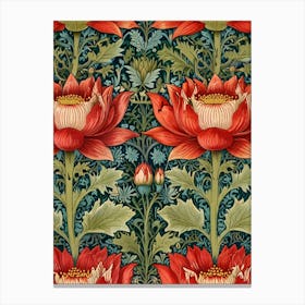 William Morris Lotus Canvas Print