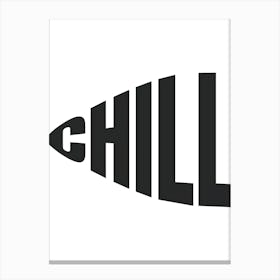 Chill Logo Canvas Print