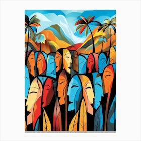 Hawaiian Art Canvas Print