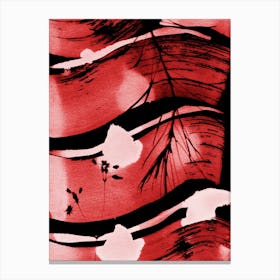 Red Fall Night Canvas Print