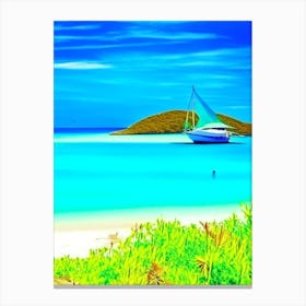 Great Keppel Island Australia Pop Art Photography Tropical Destination Canvas Print