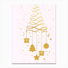 Holiday tree Canvas Print