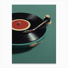 Turntable Stock Videos & Royalty-Free Footage 1 Canvas Print