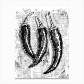 Chilli Peppers 1 Canvas Print