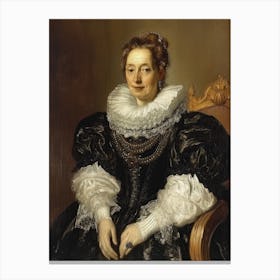 Portrait Of A Lady Canvas Print