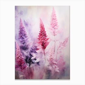 Purple Flowers Canvas Print