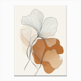 Ginkgo Leaves 9 Canvas Print