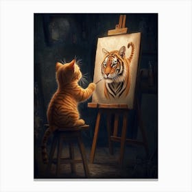 Tiger Painting Leinwandbild