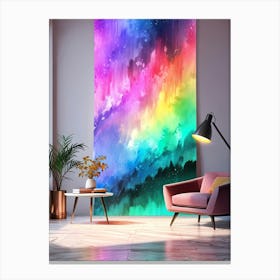 Rainbow Wall Art Canvas Print