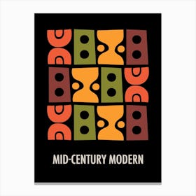 Mid-Century Modern Decorating Canvas Print