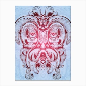 Ancient mask Canvas Print