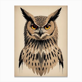 Akun Eagle-Owl Canvas Print