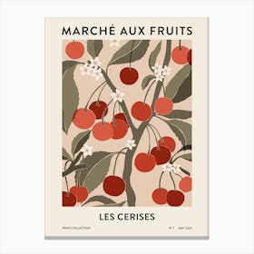 Fruit Market - Cherries Canvas Print