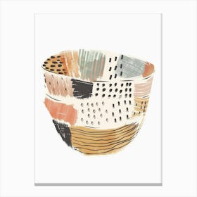 Bowl Painting Canvas Print