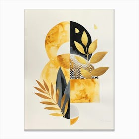 Gold Leaf Canvas Print 4 Canvas Print