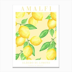 Lemon Amalfi Canvas Print