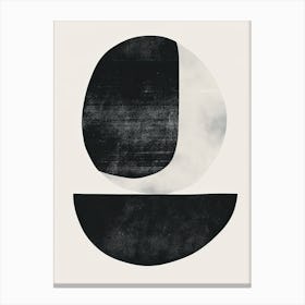 Dubai Stone Park Bauhaus Minimalist Canvas Print