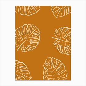 Tropical Leaves Canvas Print