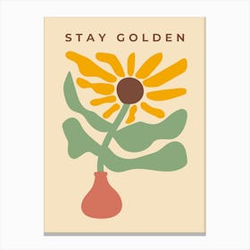 Stay Golden, Matisse Canvas Print