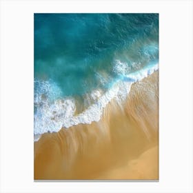 Aerial View Of A Beach 32 Canvas Print