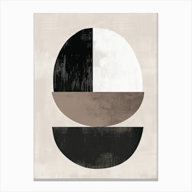 Moroni Stone Park Bauhaus Minimalist Canvas Print