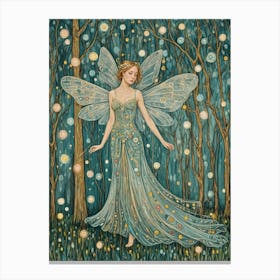 Fairy In The Woods Canvas Print