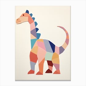 Nursery Dinosaur Art Parasaurolophus 2 Canvas Print