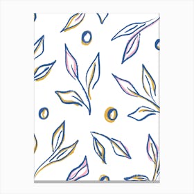 Leaf Pattern 1 Canvas Print