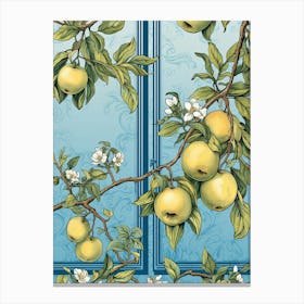 Apples Illustration 8 Canvas Print