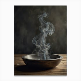 Smoke In A Bowl Canvas Print