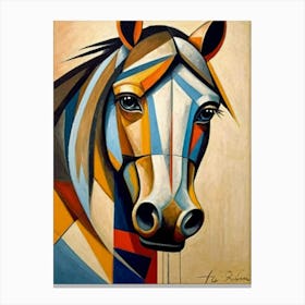 Abstract Horse Painting Canvas Print