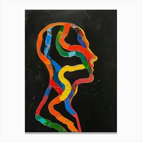 Head Of A Man 5 Canvas Print