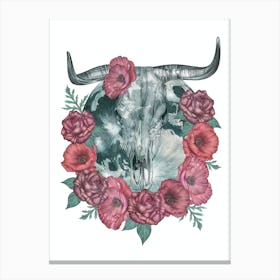 Taurus Moon Canvas Print